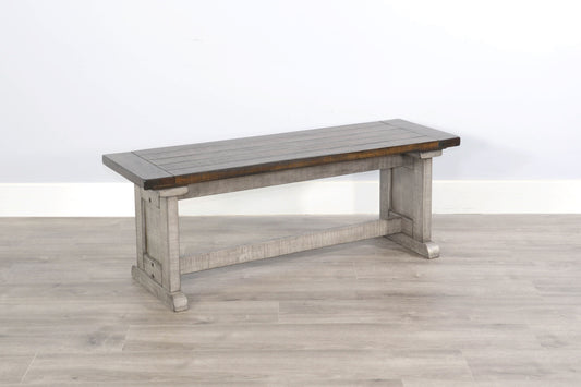 Homestead Hills - Side Bench - Dark Brown