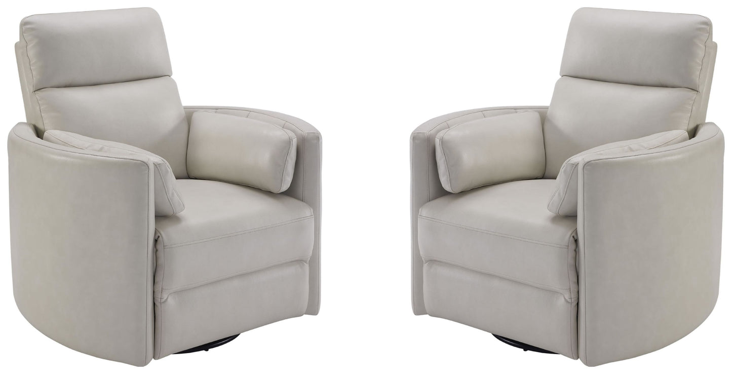 Radius - Cordless Power Swivel Glider Recliner (Set of 2)