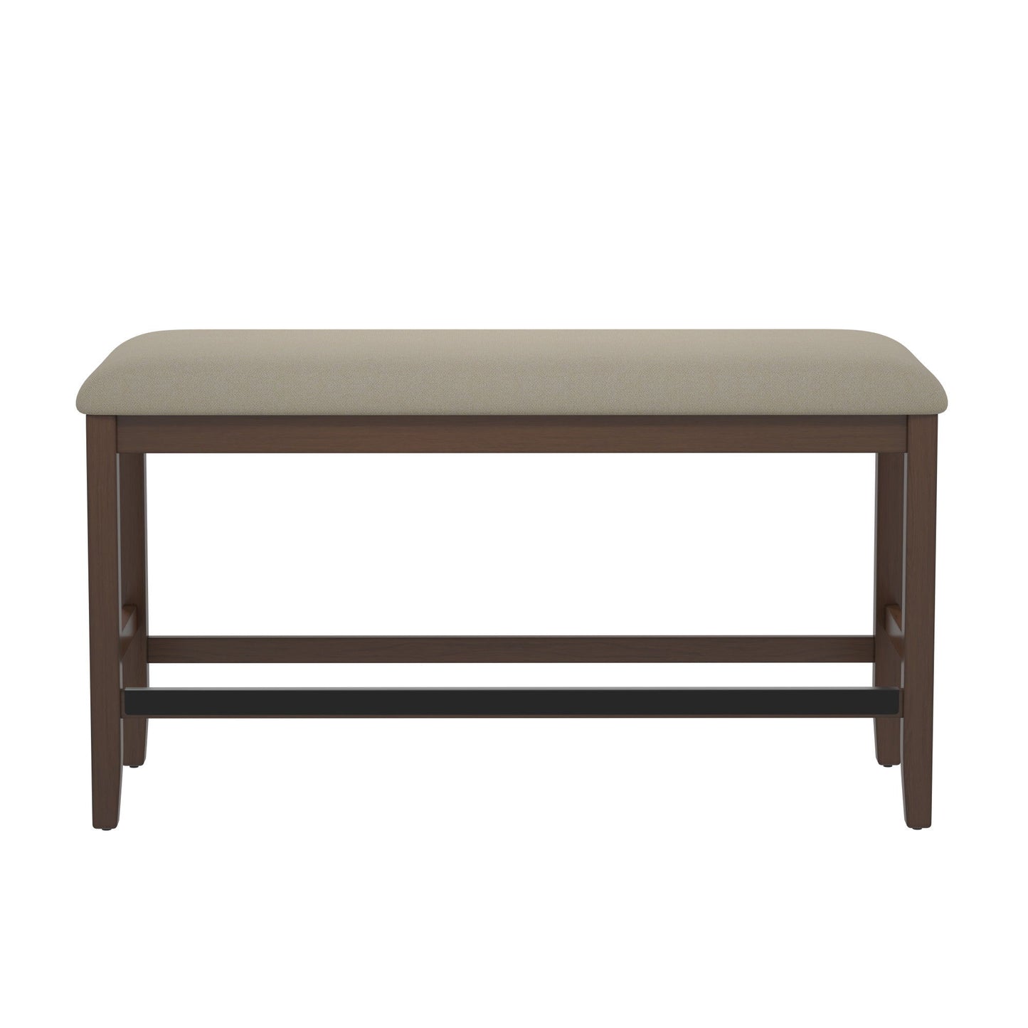 Seneca - Gathering Height Bench - Walnut Brown