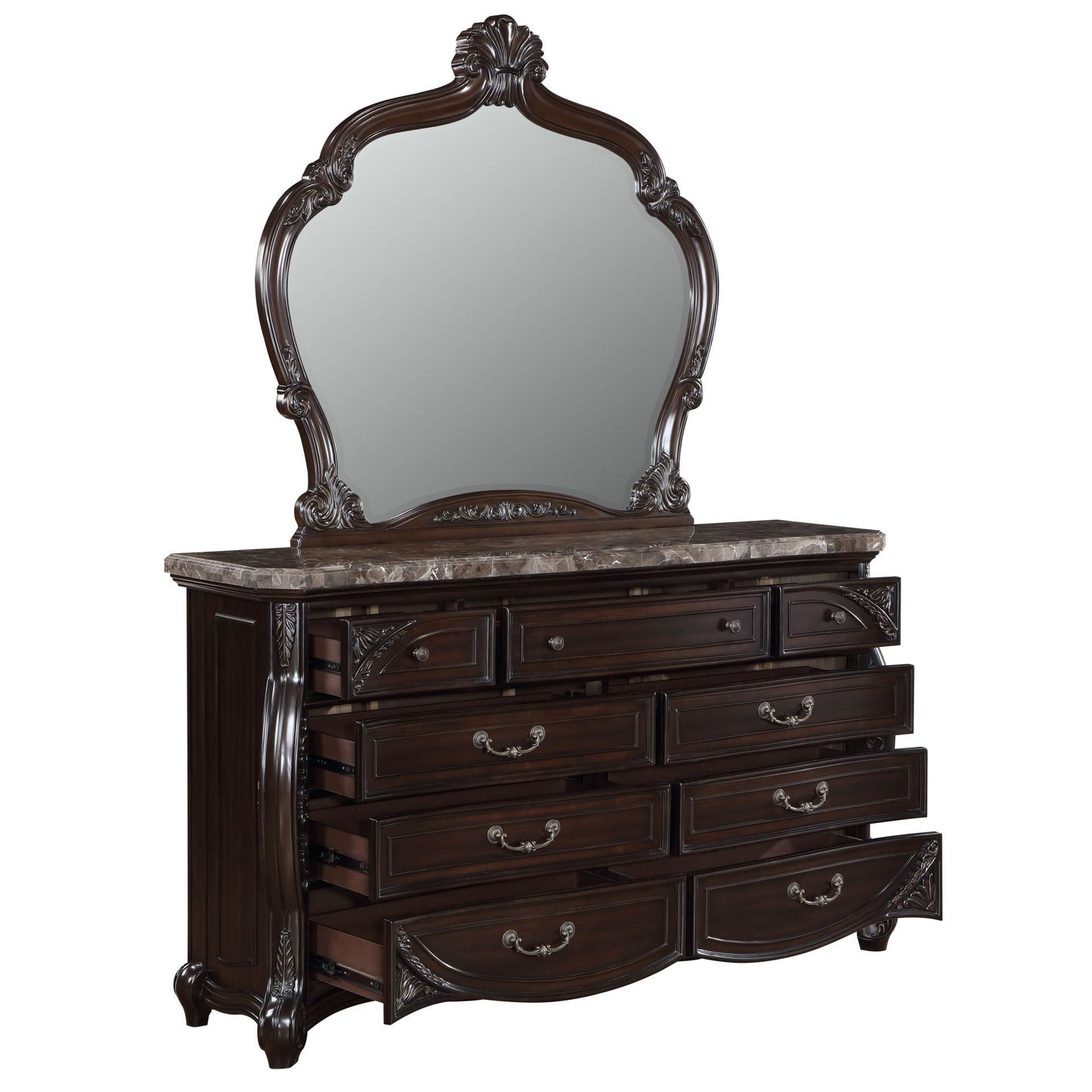 Palazzo Marina - Mirror - Walnut