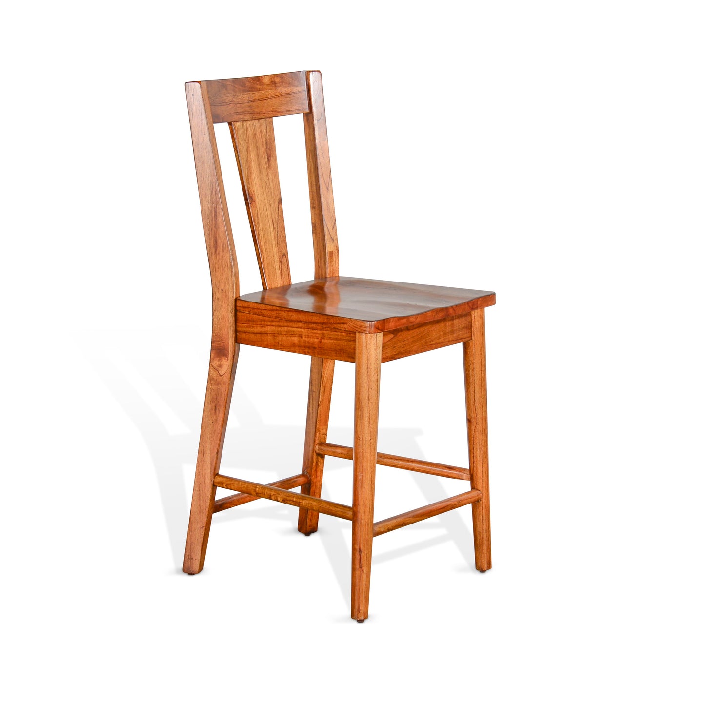 American Modern - T-Back Barstool - Light Brown