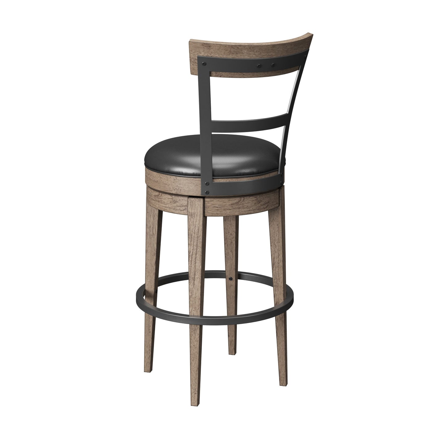 Benton - Swivel Bar Stool - Brown / Dark