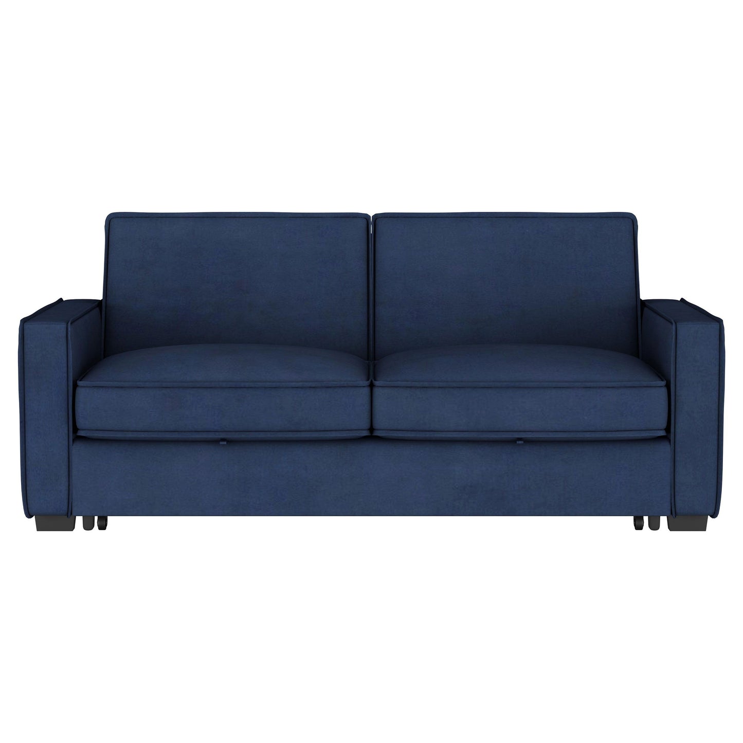 Gretchen - Upholstered Convertible Sleeper Sofa Bed - Navy Blue