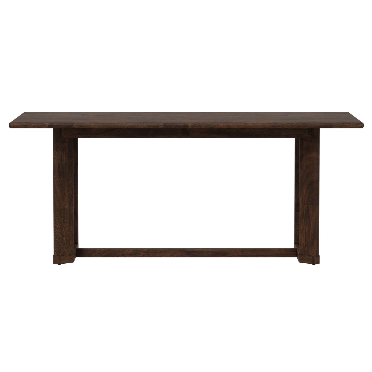 Ronan - Trestle Dining Table - Rich Brown