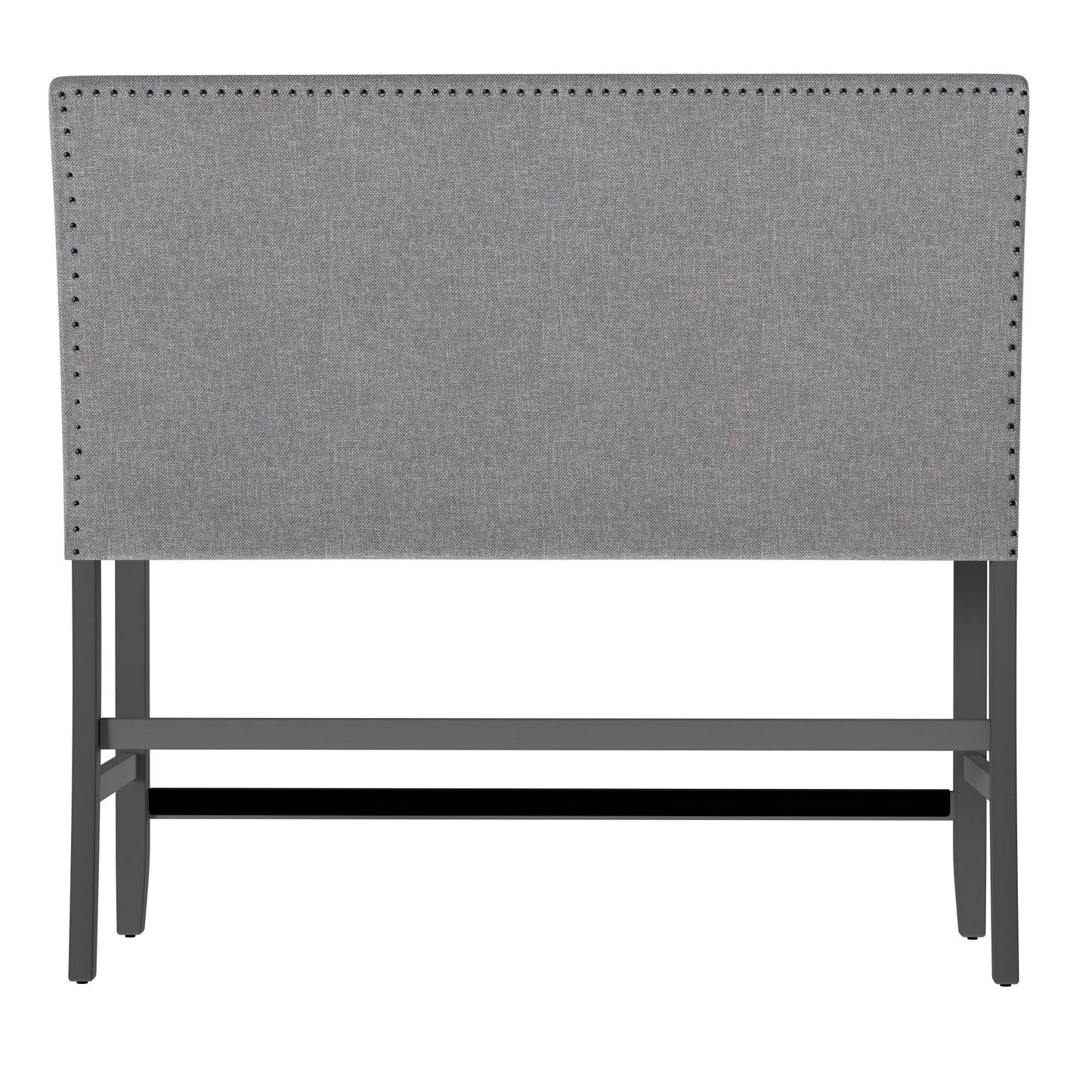 Seneca - Upholstered Back Bench - Walnut Ash