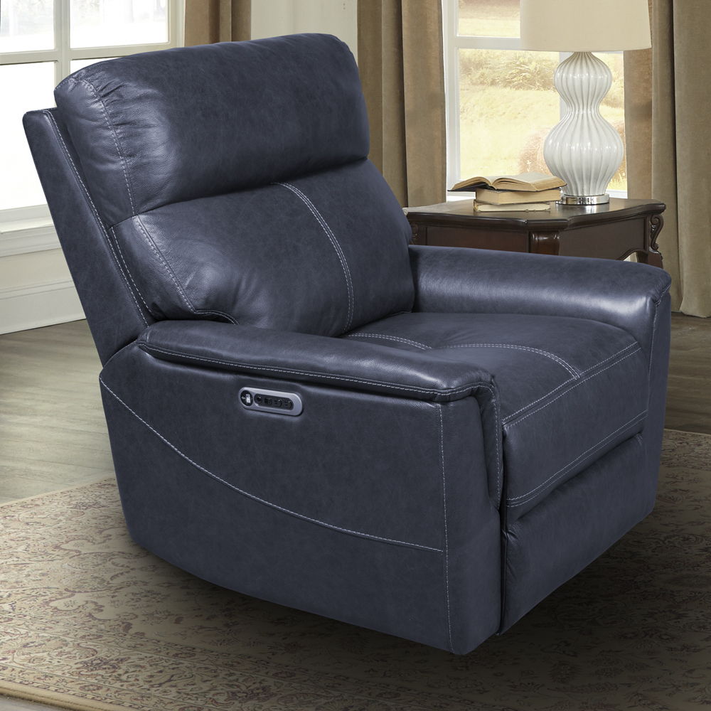 Reed - Power Recliner - Indigo