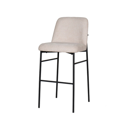 Erik - Bar Chair With Black Metal Frame (Set of 2)