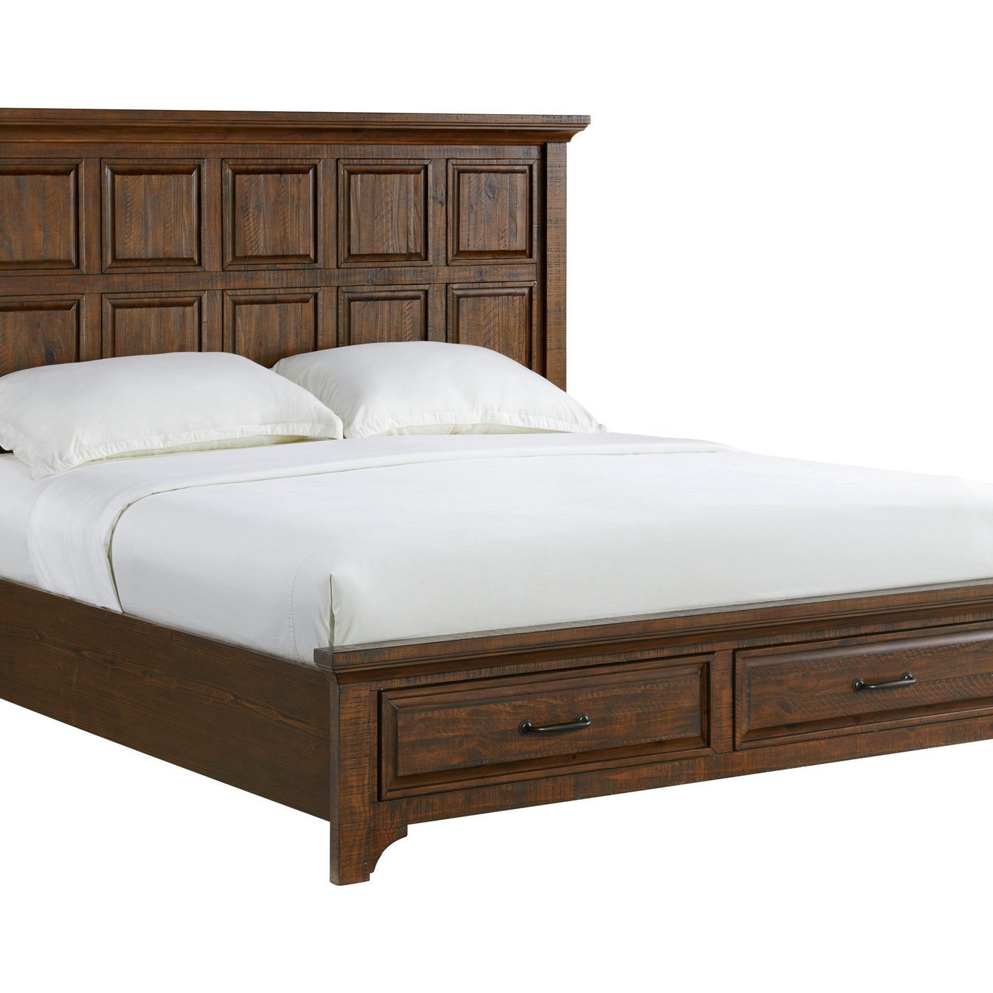 Vista Canyon - Queen Storage Bed - Burnt Umber