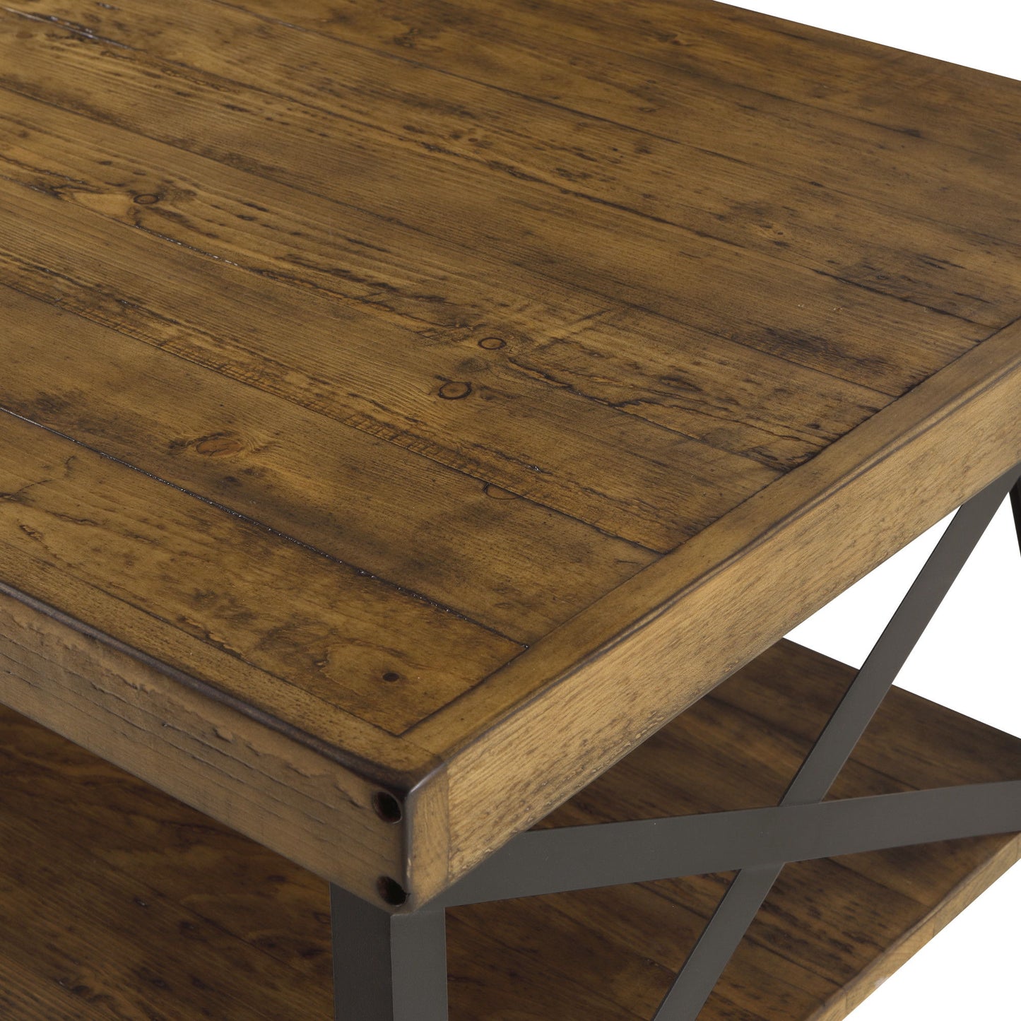 Chandler - Cocktail Table - Pine Brown