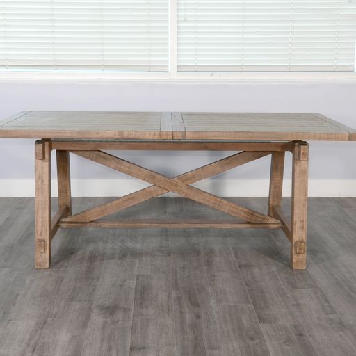 Vivian - Rectangular Extension Table - Light Brown