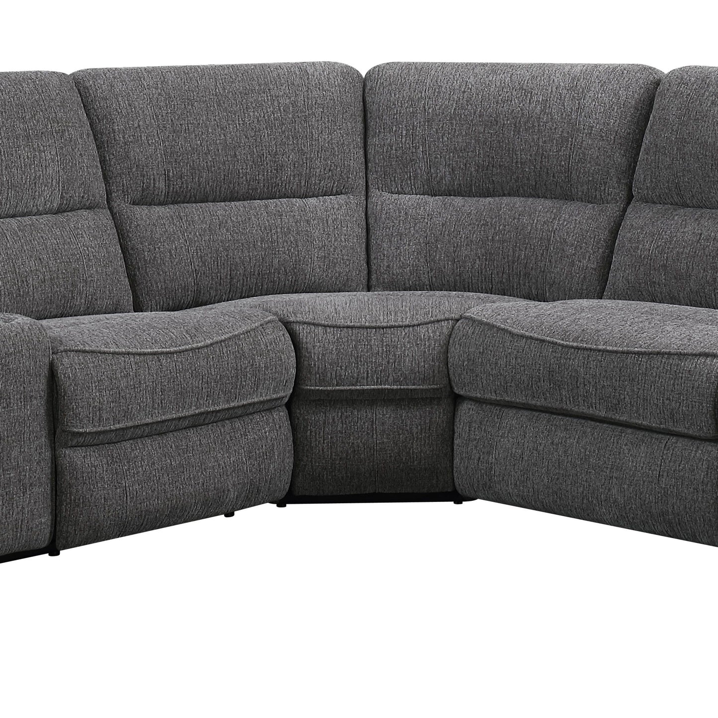 Aurora - 3 Piece Sleeper Sectional - Lunar Gray