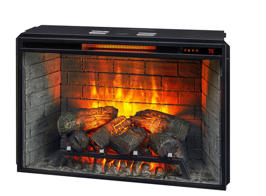 33" Fireplace Insert - Black