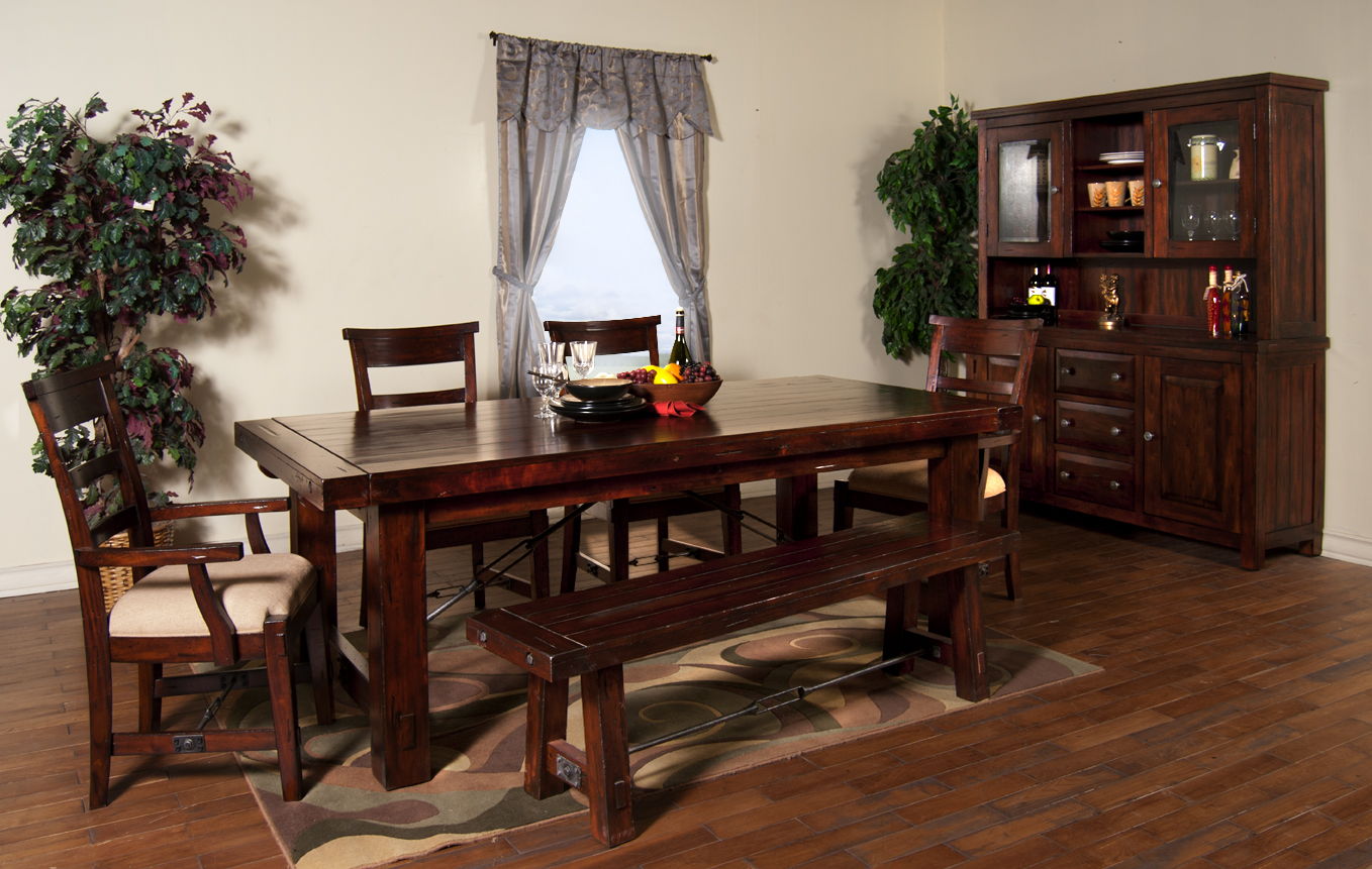 Vineyard - Extension Table - Dark Brown