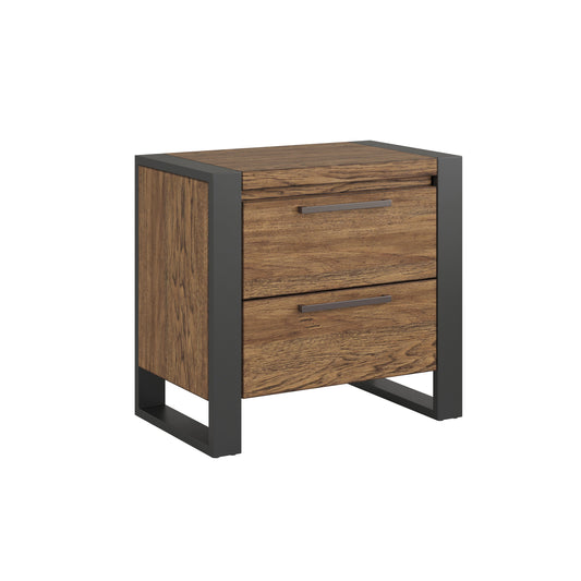 Hendrick - 2 Drawer Nightstand - Sepia Brown