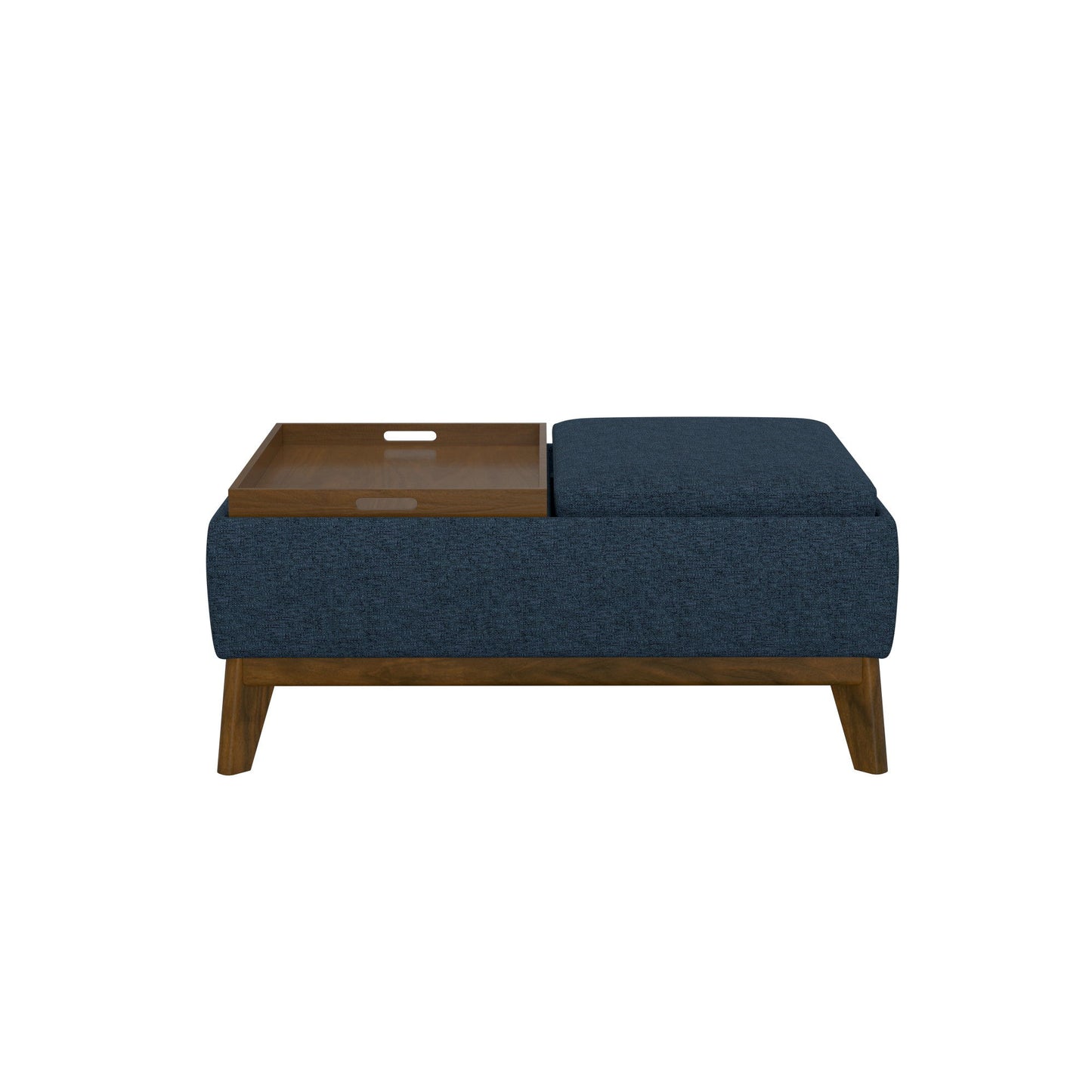 Aria - Reversible Tray Ottoman - Navy Storm