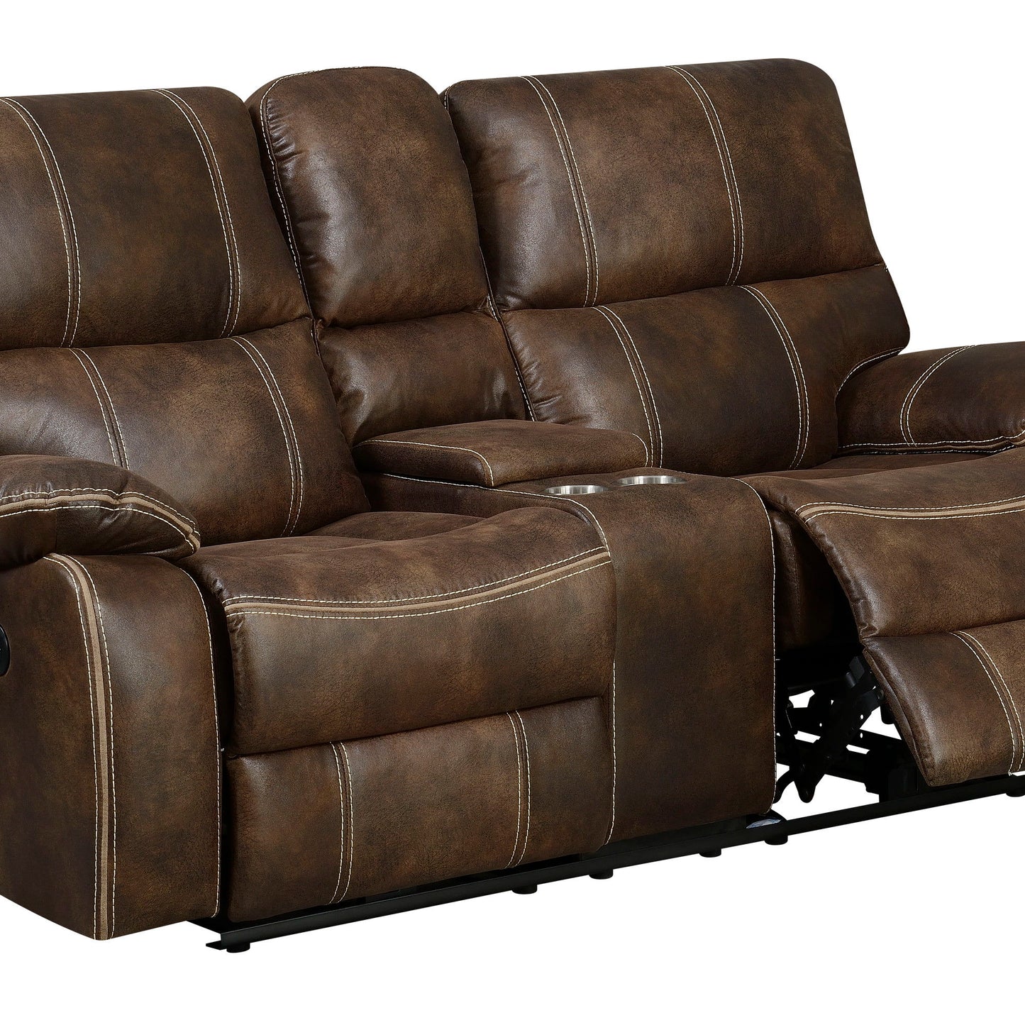 Jessie James - Loveseat - Chocolate Brown