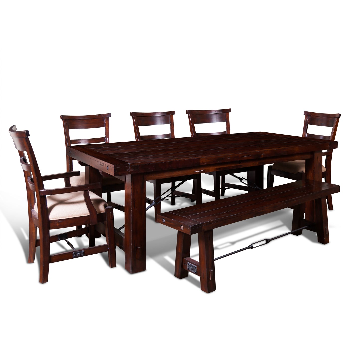 Vineyard - Extension Table - Dark Brown