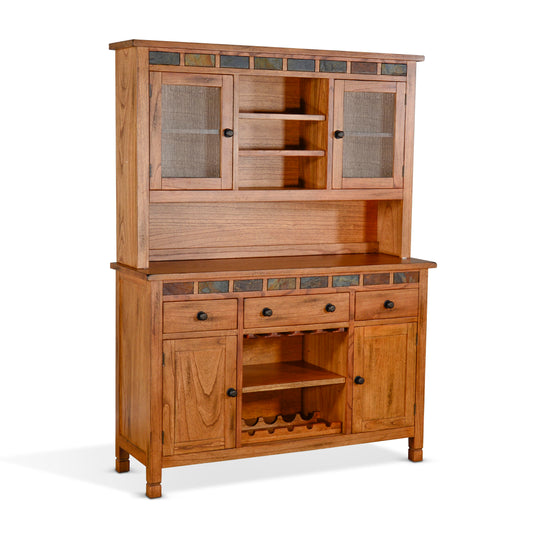 Sedona - Buffet & Hutch - Rustic Oak