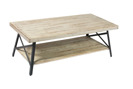 Chandler - Cocktail Table - Whitewash