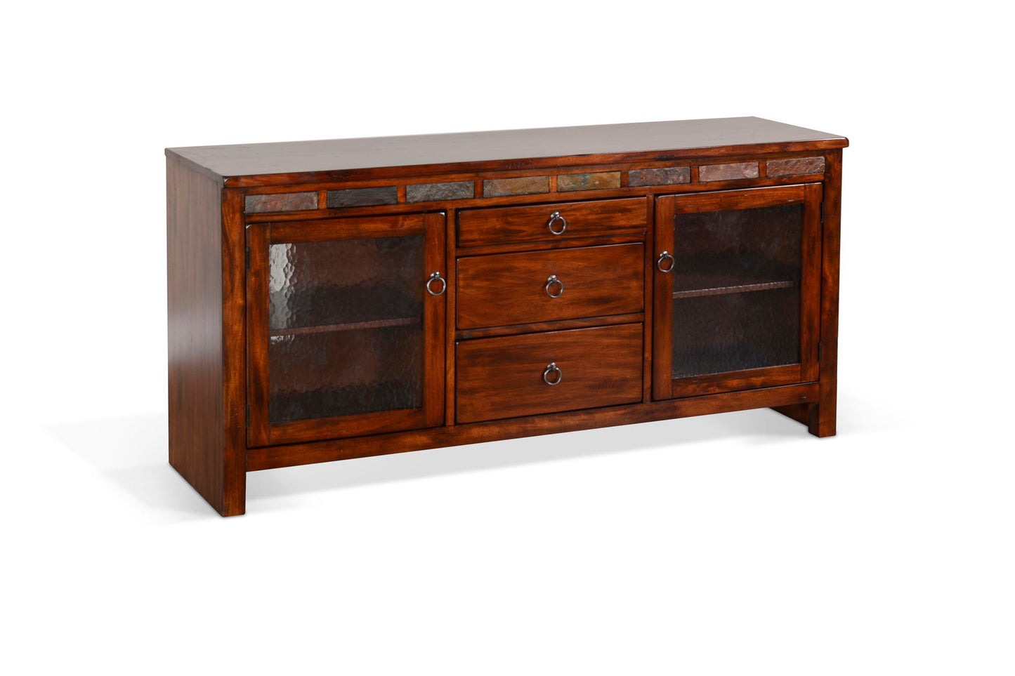 Santa Fe - 60" TV Console - Dark Brown