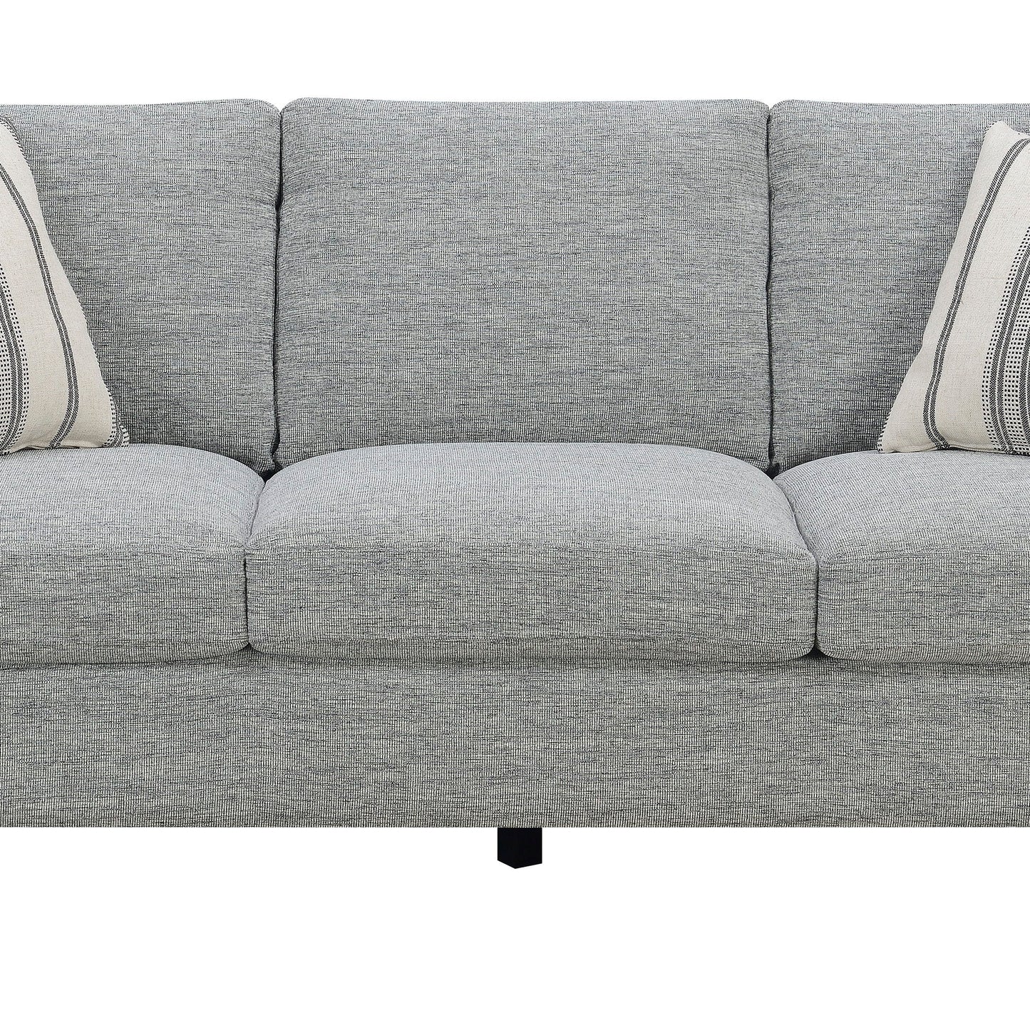 Elsbury - Sofa With 2 Pillows - Gray