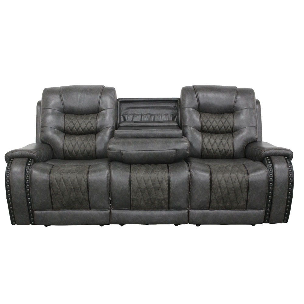 Outlaw - Power Drop Down Console Sofa - Stallion