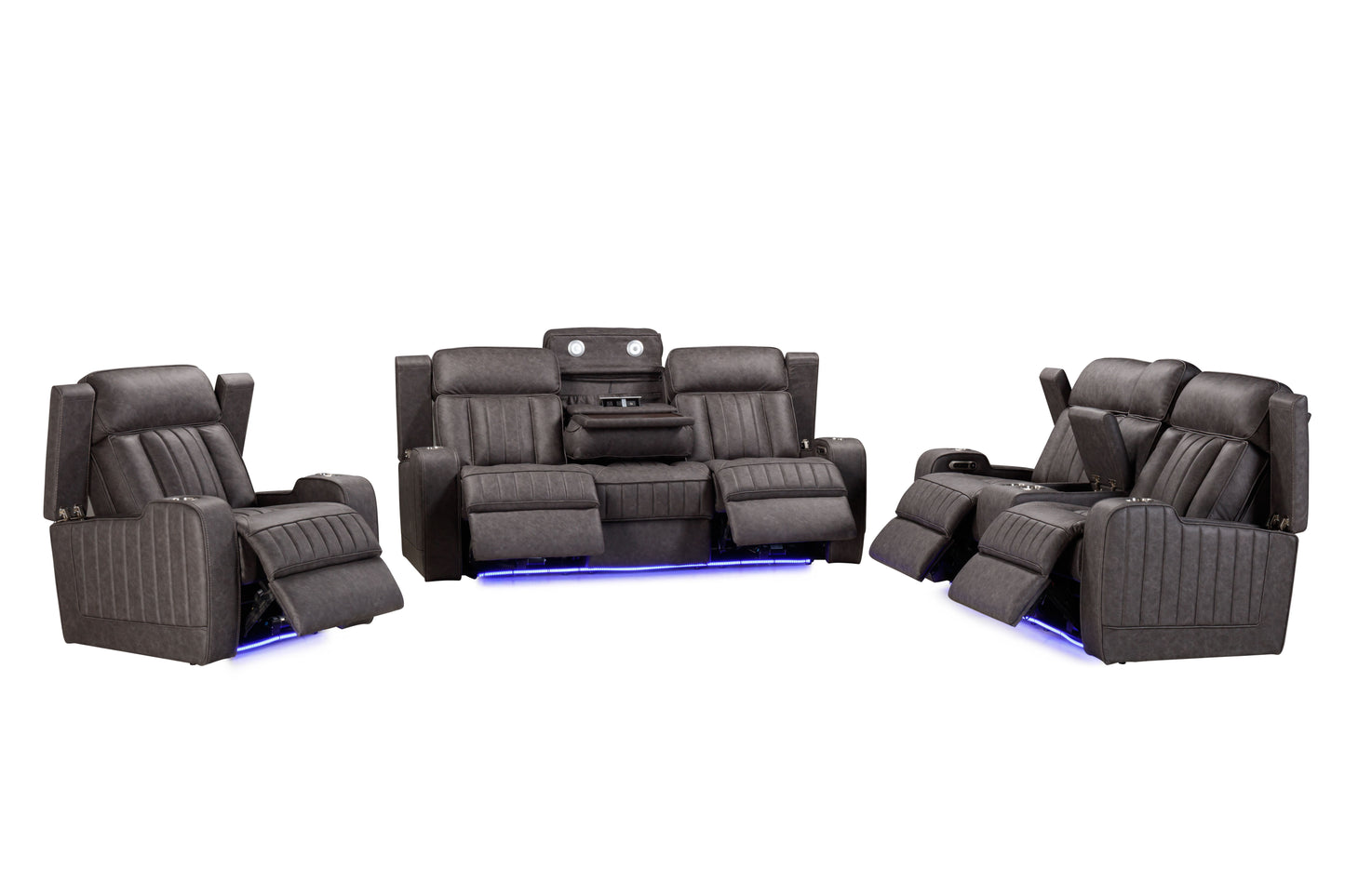 Equinox - Power Reclining Sofa Loveseat And Recliner