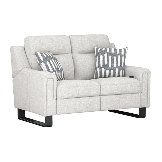 Teagan - Dual Power Loveseat - Oatmeal