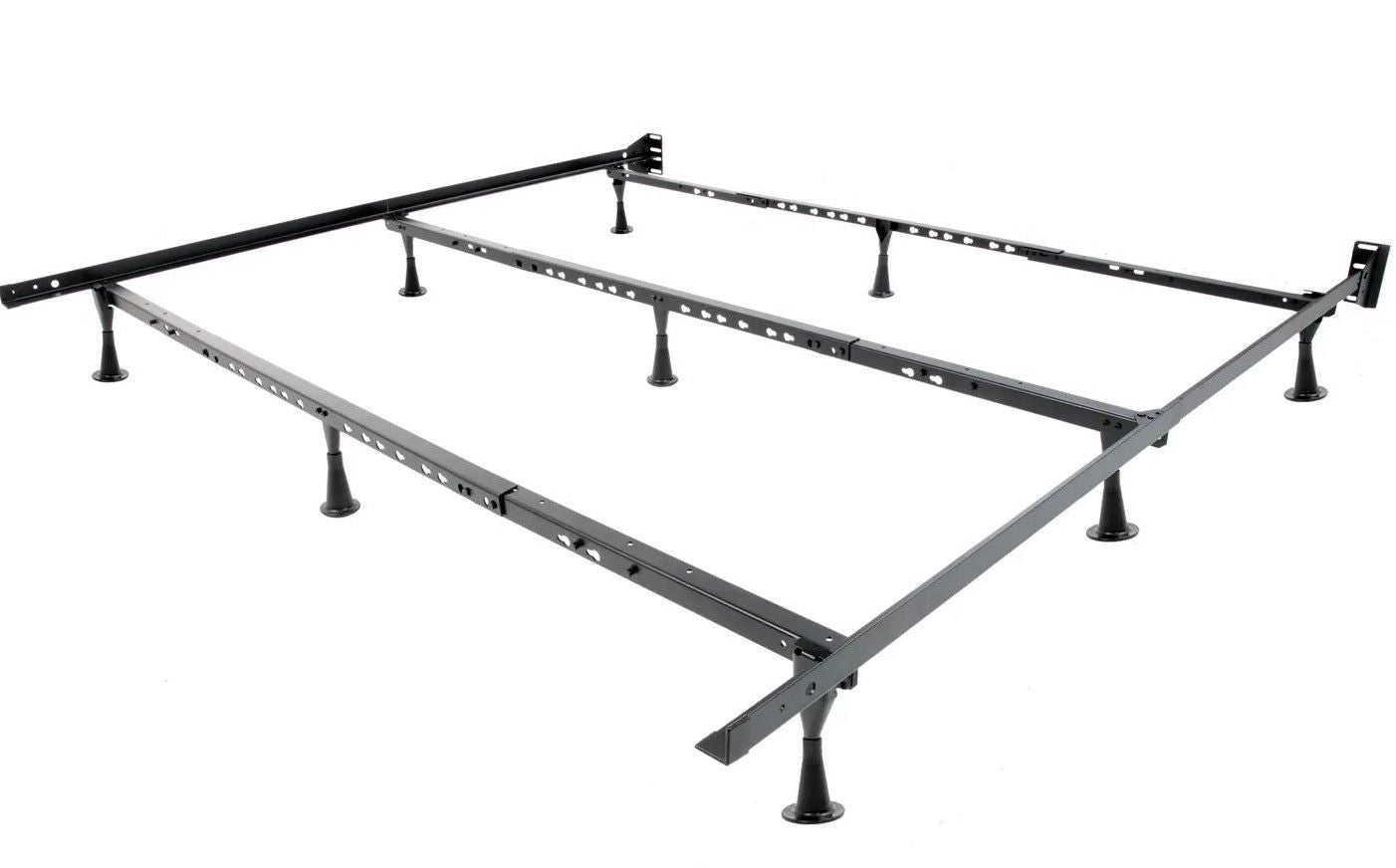 Universal Frame - Universal Metal Bed Frame - Black