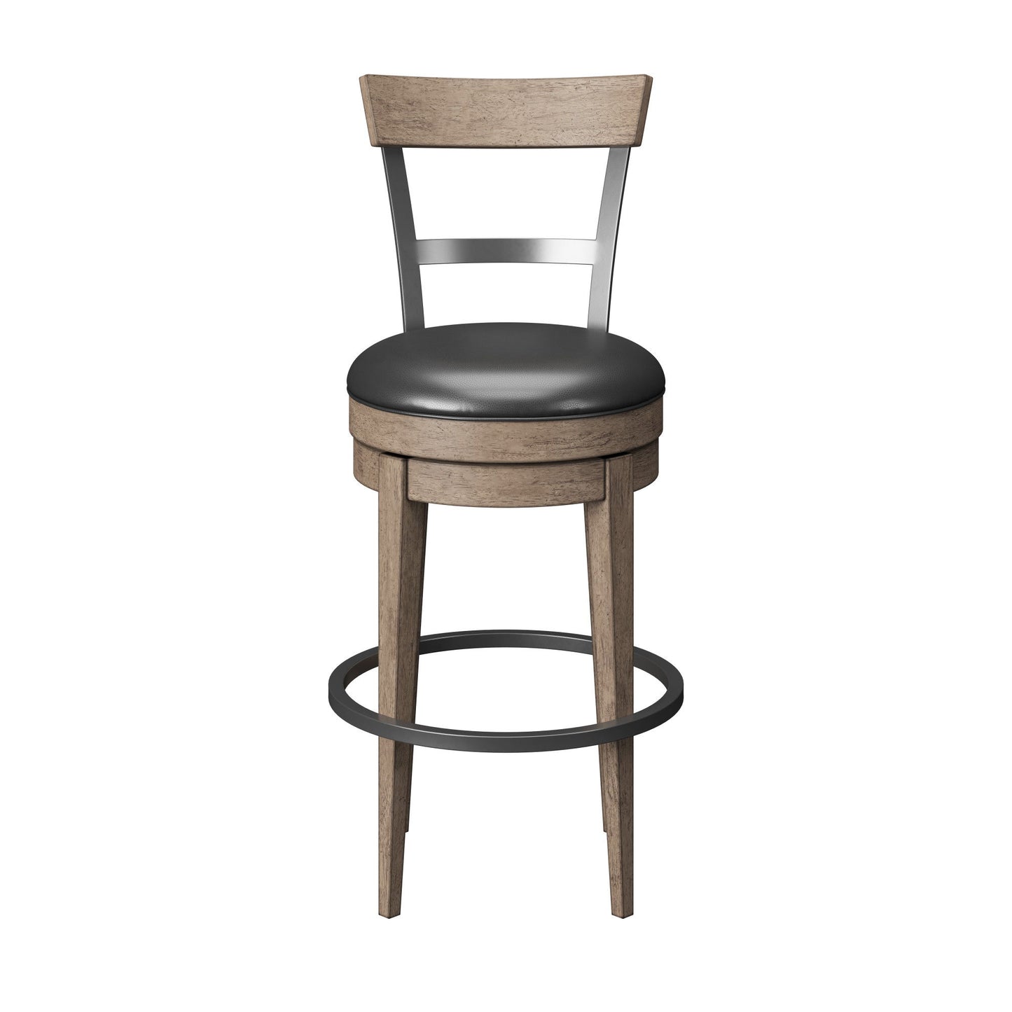 Benton - Swivel Bar Stool - Brown / Dark