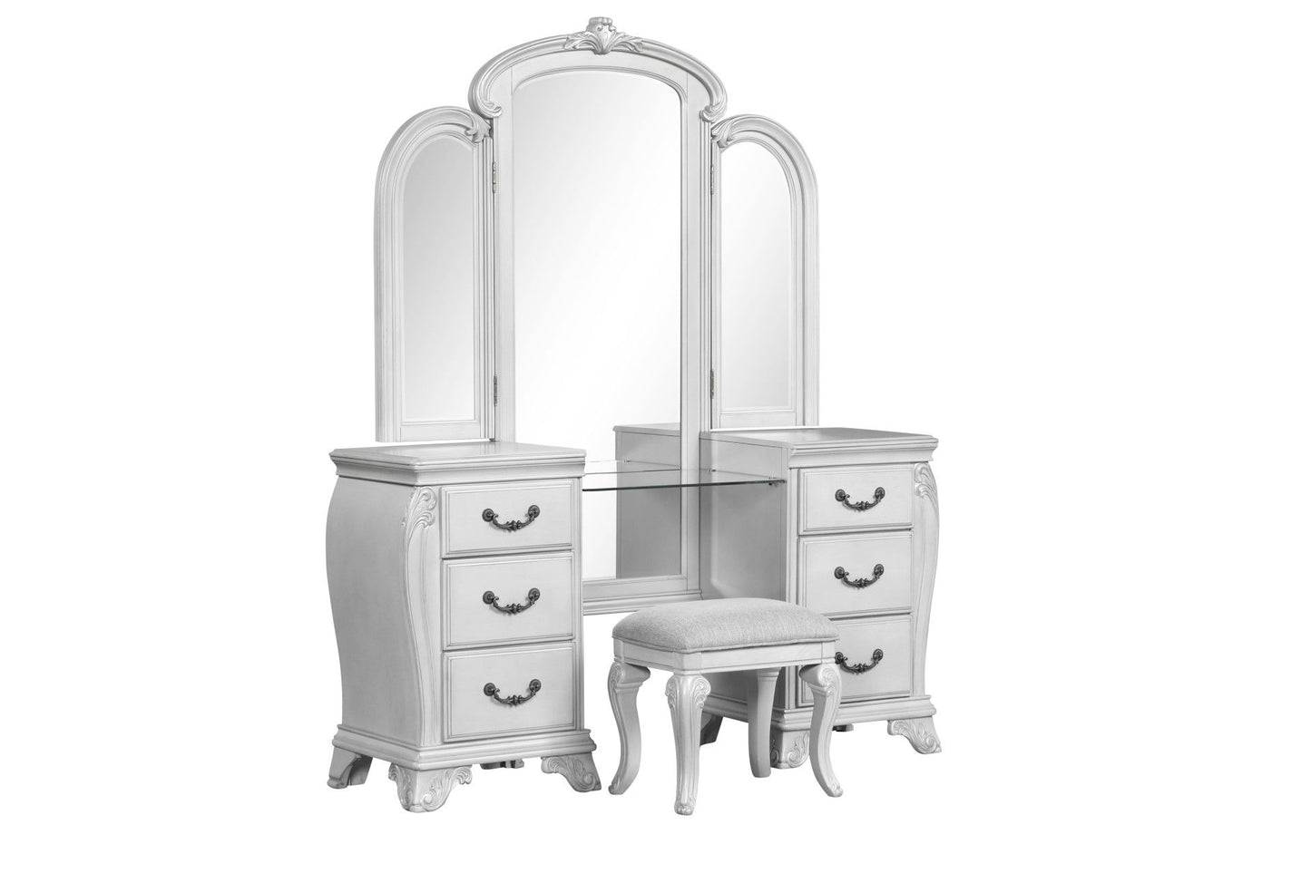 Cambria Hills - Vanity Mirror - Mist Gray