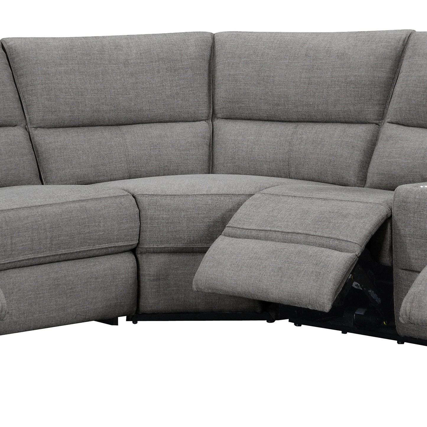 Medford - Power Reclining Sectional - Charcoal Ash