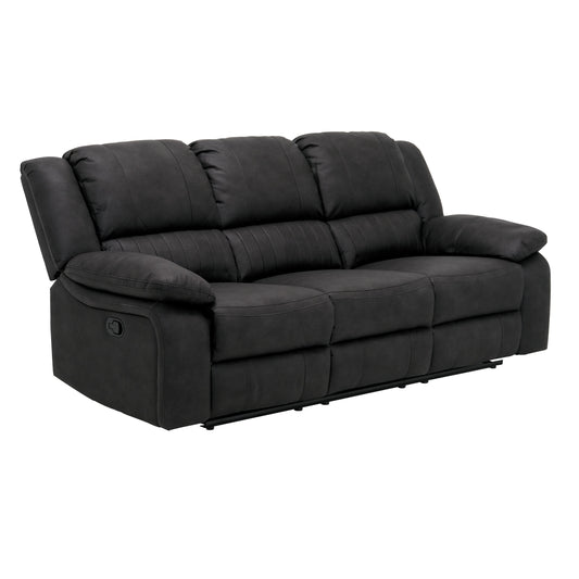 Navaro - Reclining Sofa - Black Licorice