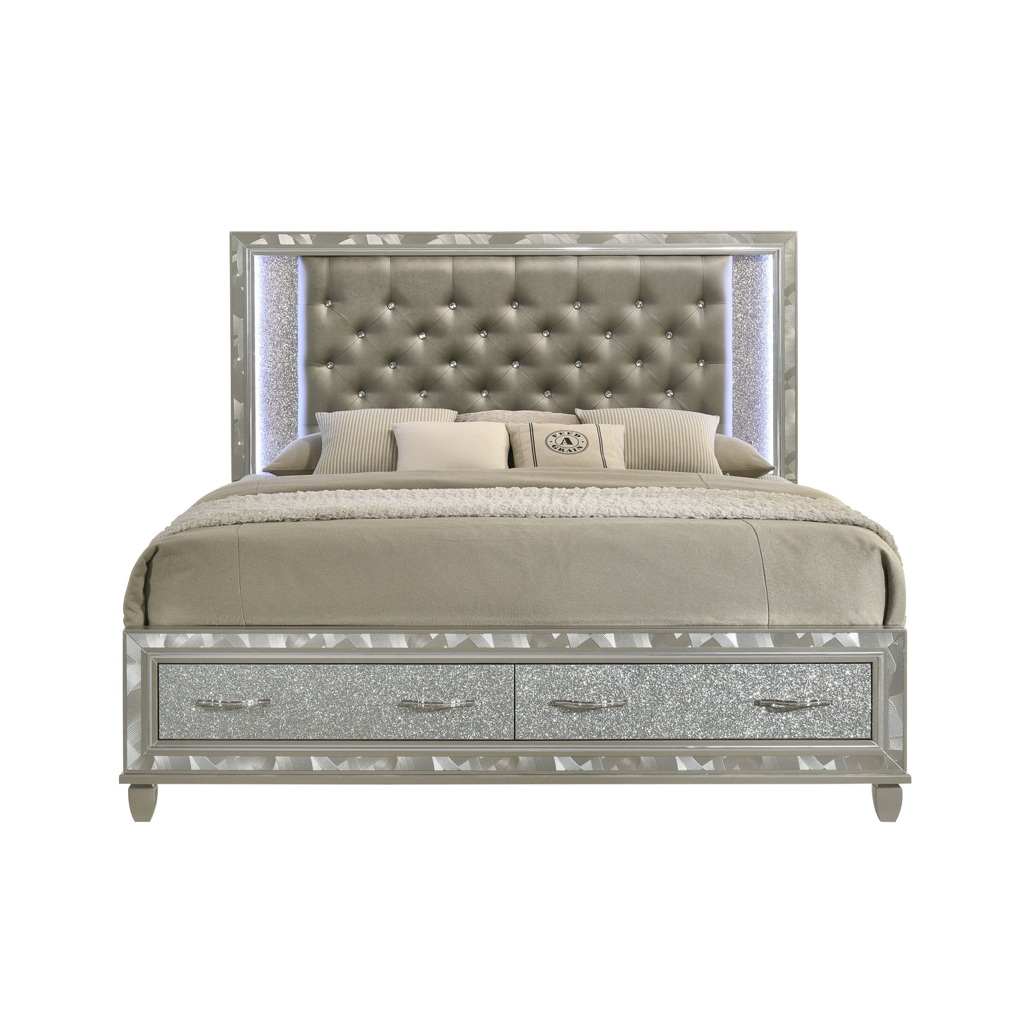 Radiance - Upholstered Storage Bed