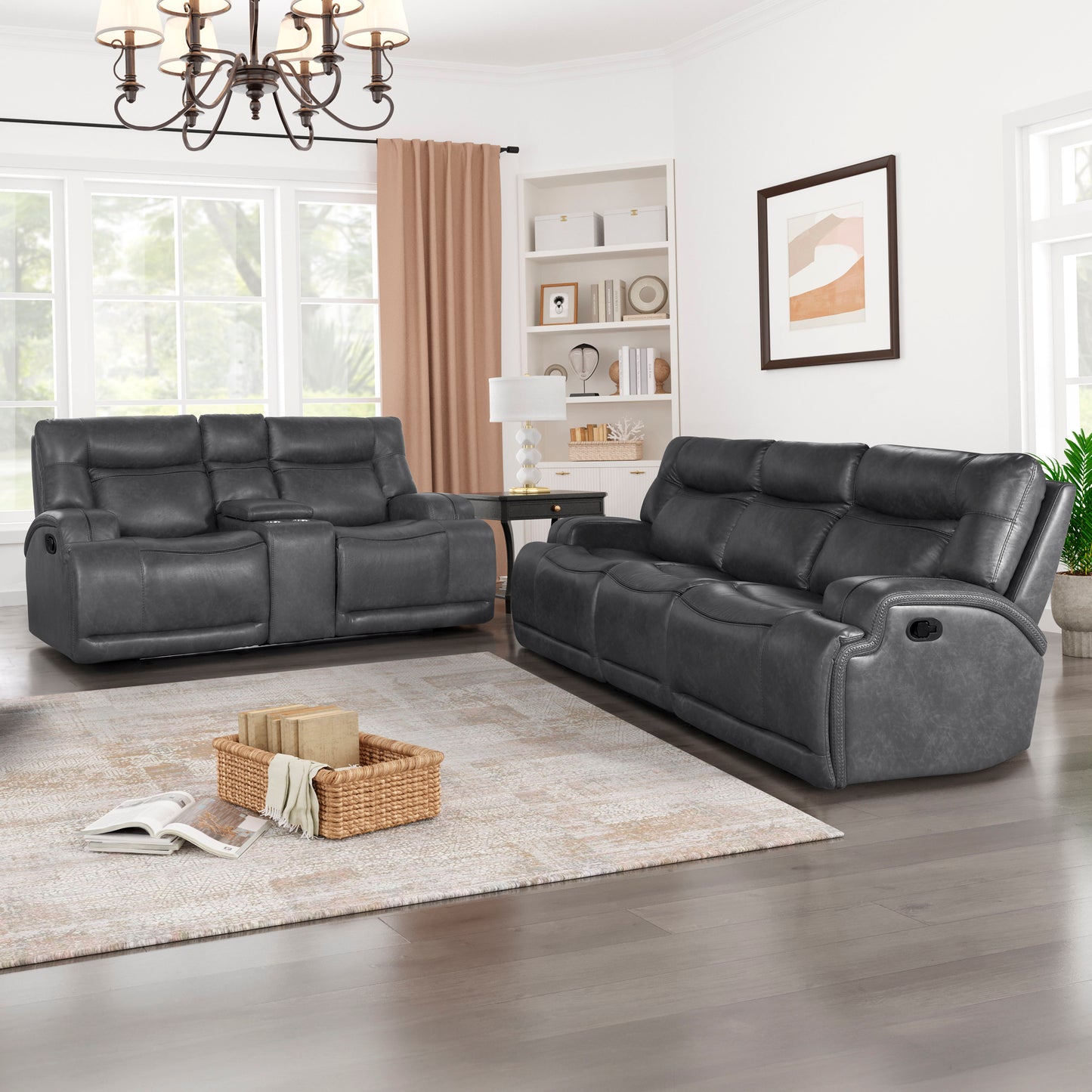 Titan - Reclining Sofa Set