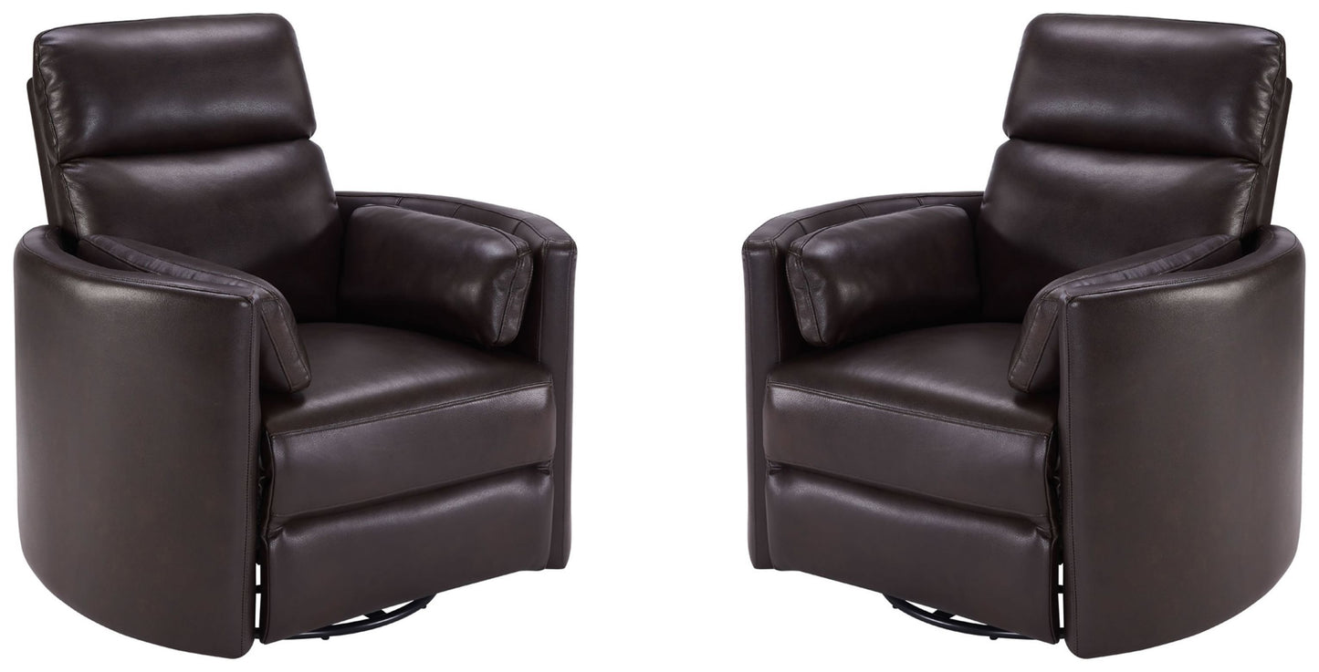 Radius - Cordless Power Swivel Glider Recliner (Set of 2)