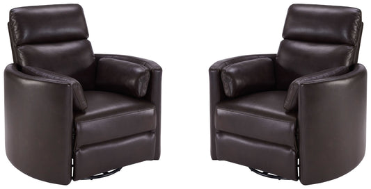 Radius - Cordless Power Swivel Glider Recliner (Set of 2)