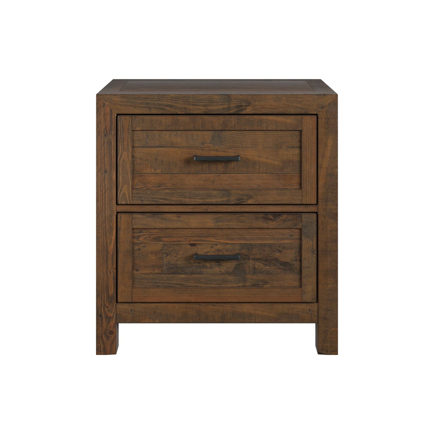 Pine Valley - 2 Drawer Nightstand - Caramel Brown