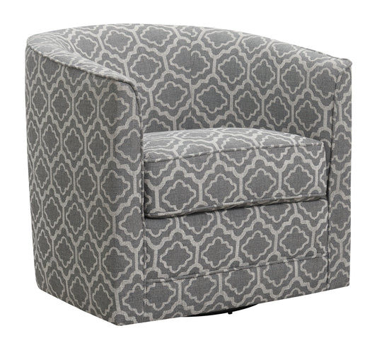 Milo - Swivel Chair - Pewter Gray