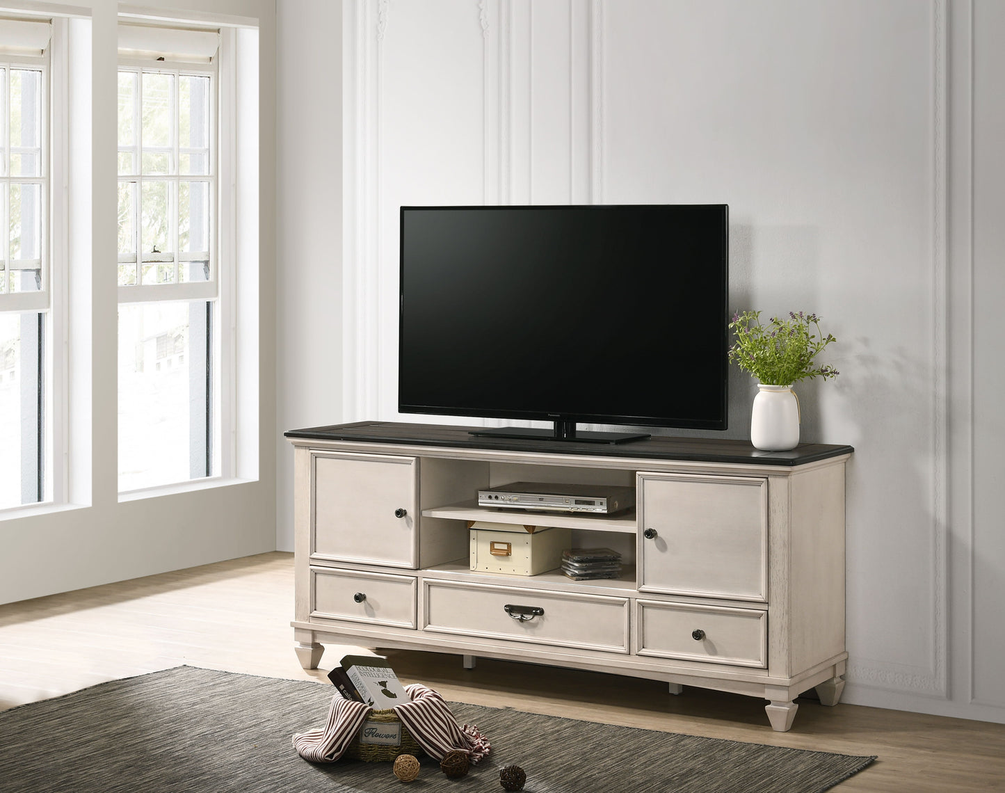 Sawyer - TV Stand - Beige