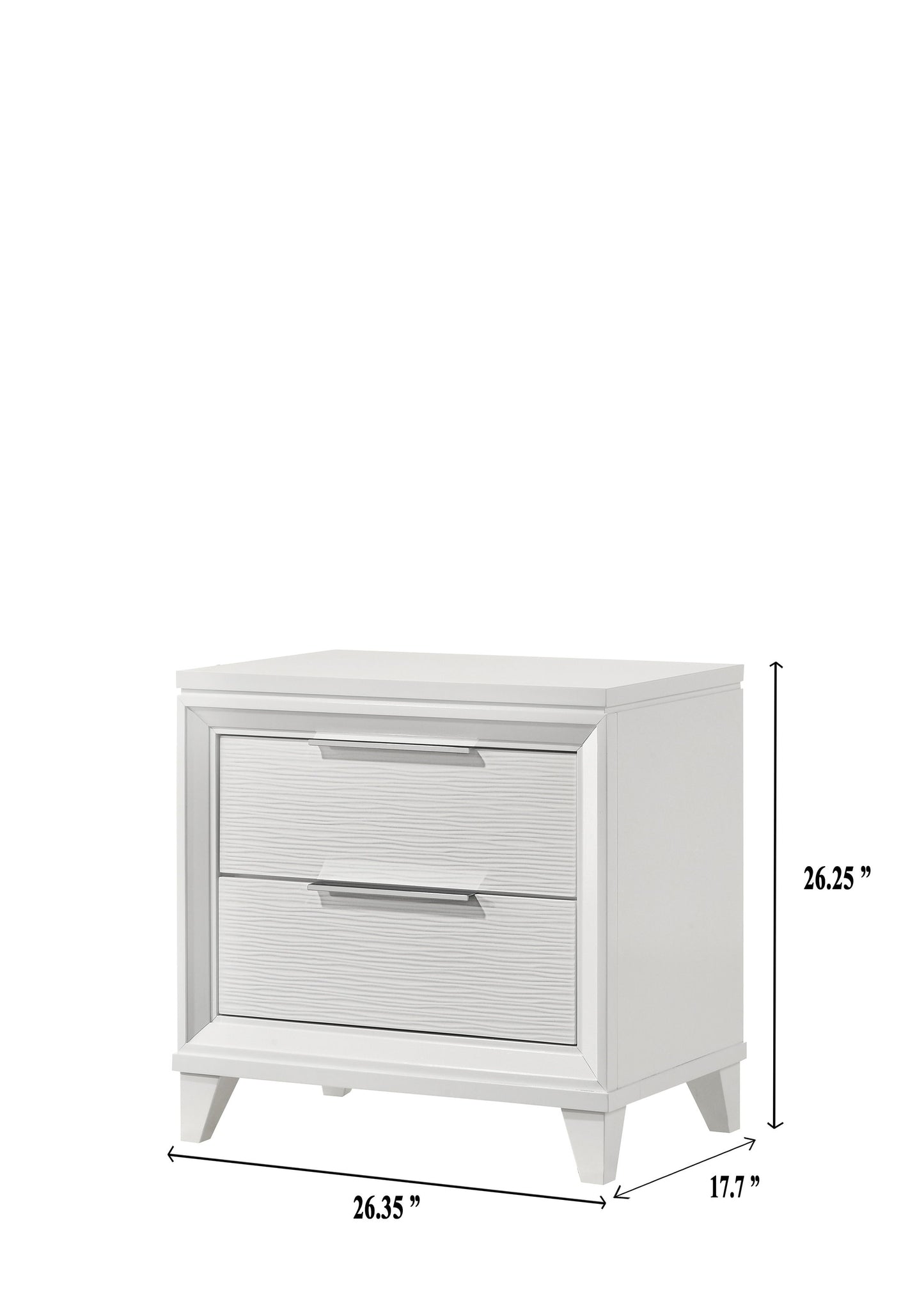 Cressida - Nightstand - White