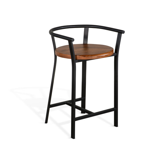 Metroflex - Barstool With Wood Seat