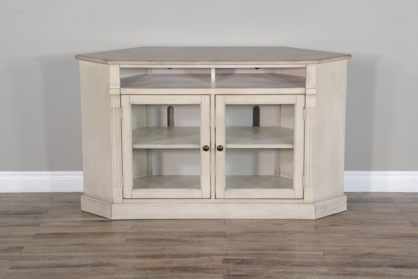 Westwood Village - Corner TV Stand - Beige