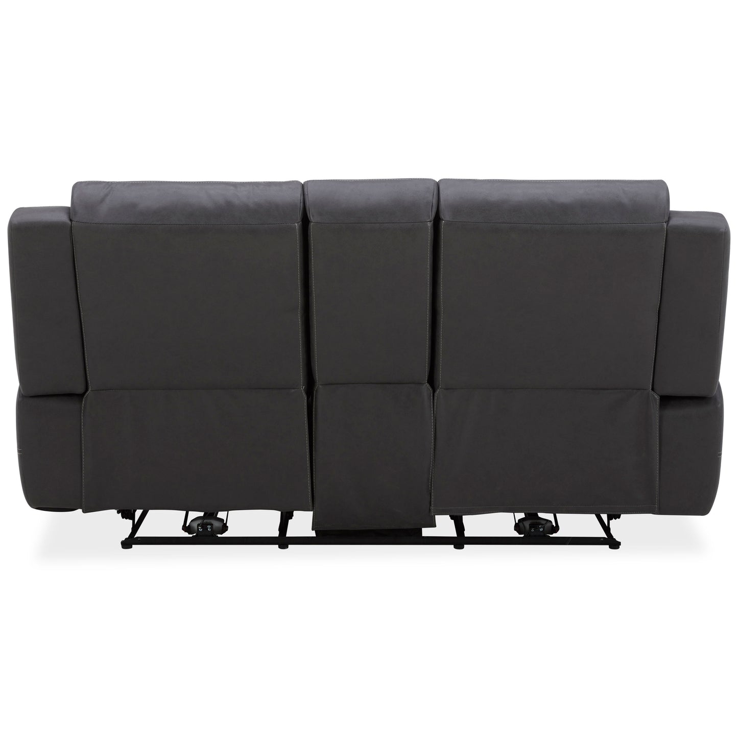 Caldwell - Power Console Loveseat - Tahoe Charcoal