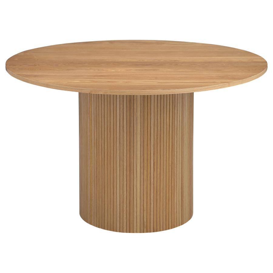 Bradbury - Round Wood Top Dining Table - Natural