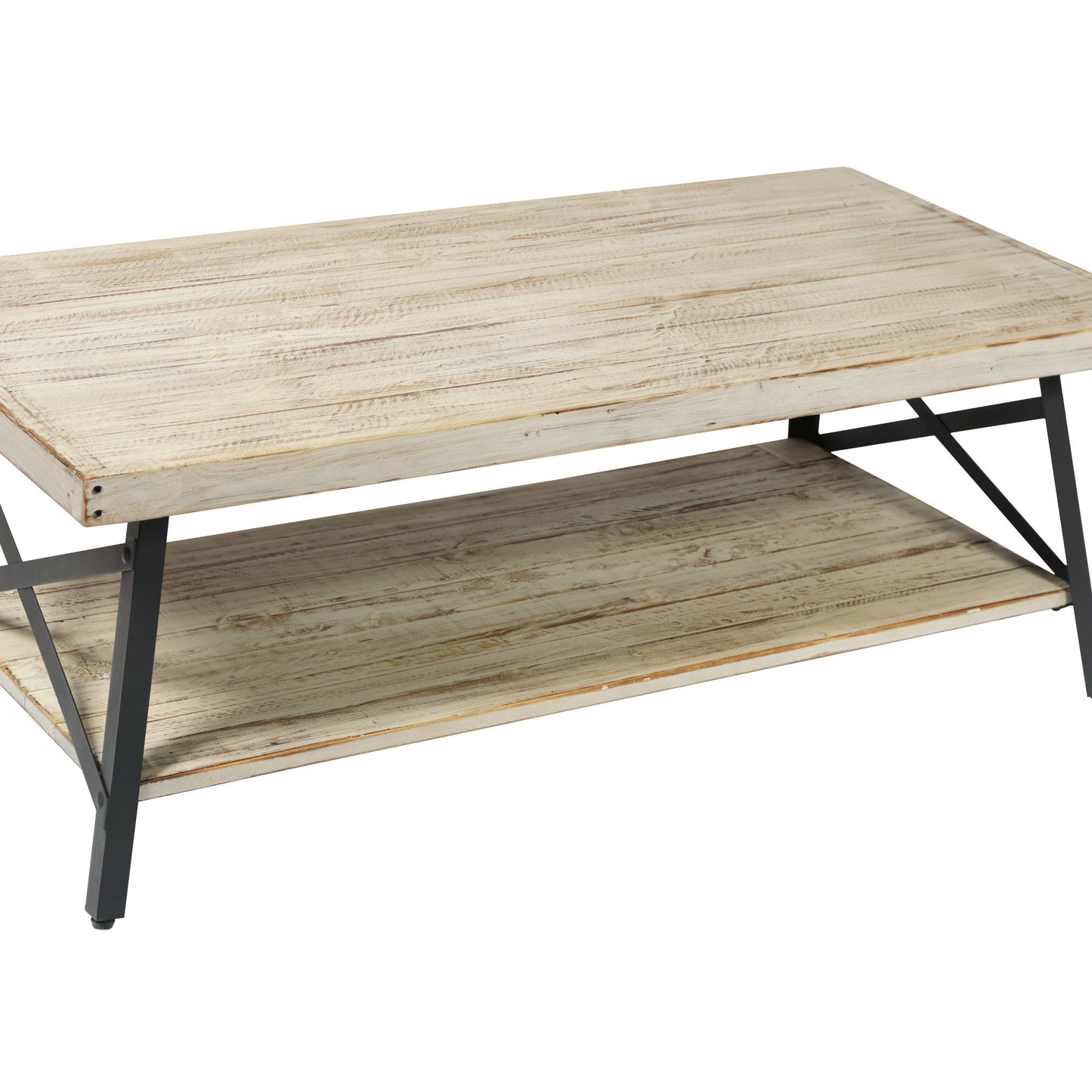 Chandler - Cocktail Table - Whitewash