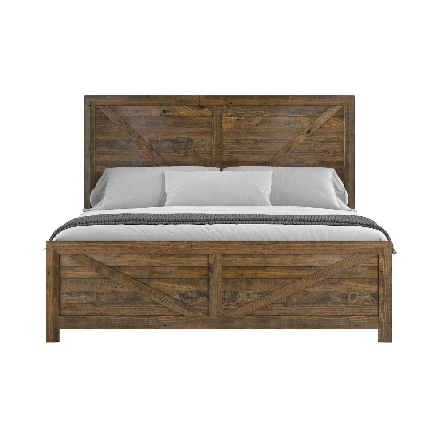 Pine Valley - Solid Wood Bed Kit - Caramel Brown