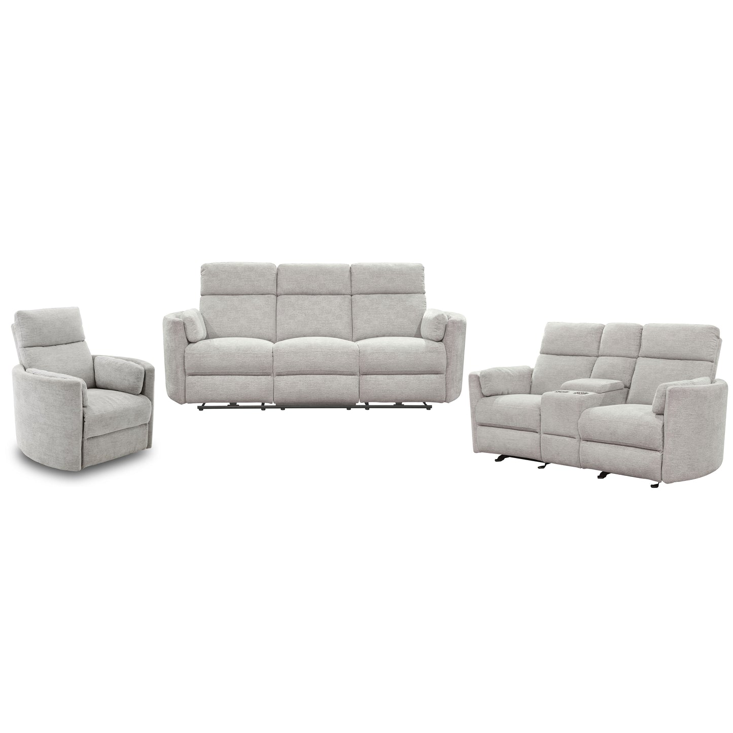 Radius - Power Reclining Sofa Loveseat And Recliner