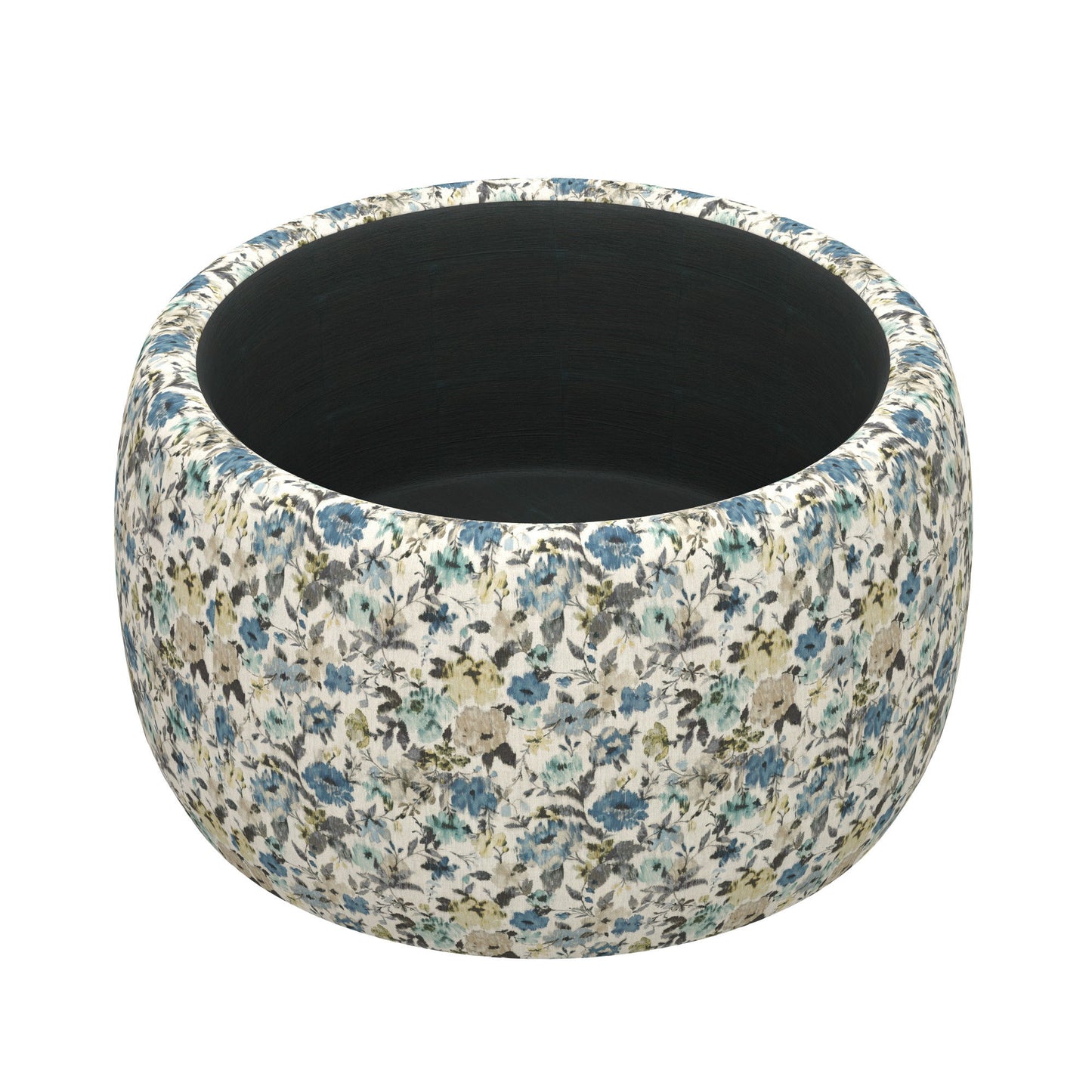 Cecily - Storage Ottoman - Blue Meadow