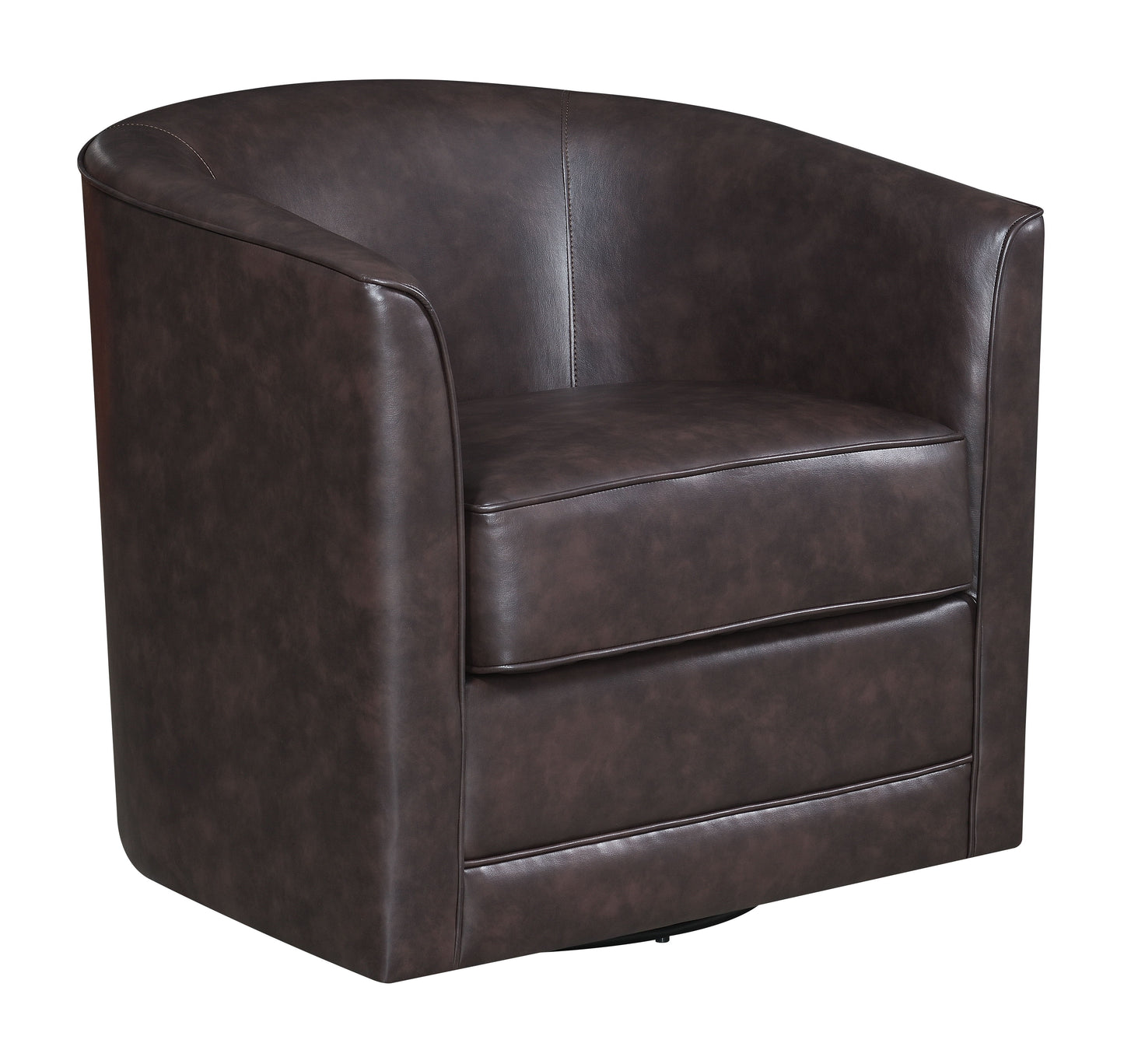 Milo - Swivel Chair - Chocolate Brown